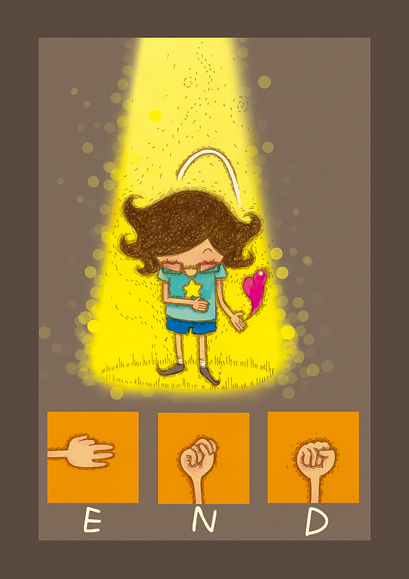 《无声雨 我爱你》（图ZNDc2NzcxMg==） - 商业插画 - 站酷设计师哈哈小子原创素材 - 站酷ZCOOL