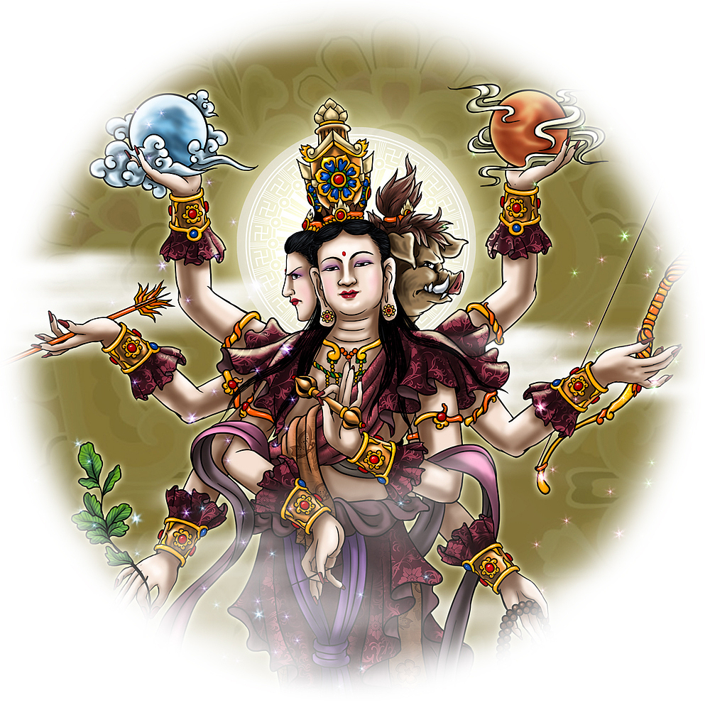 西游记人物谱二十四诸天摩利支天