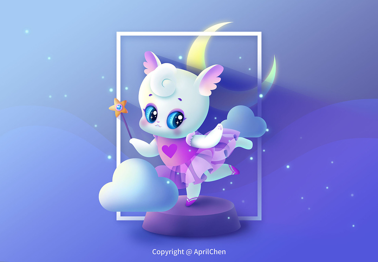 stella外星猫咪ip角色设计