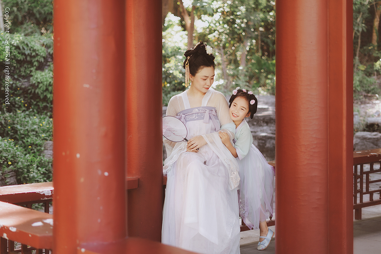古风汉服亲子人像（图ZMjU4NjI1MzQw） - 人像摄影 - 站酷设计师矢量羽原创素材 - 站酷ZCOOL