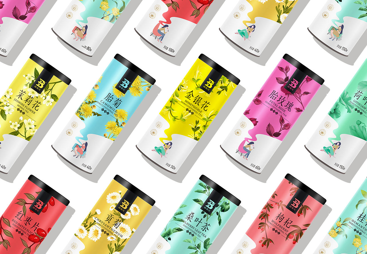 佰花汇 茶香四溢·炫彩上市(图ZMjE5MTU4MDIw) - 包装 - 站酷设计师觉士品牌包装设计原创素材 - 站酷ZCOOL