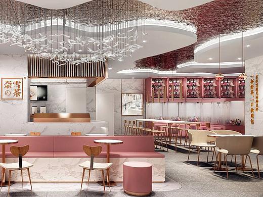 熊猫品牌设计-奈雪の茶