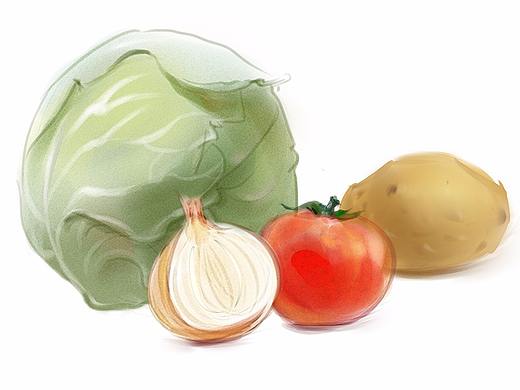 手绘低卡食谱