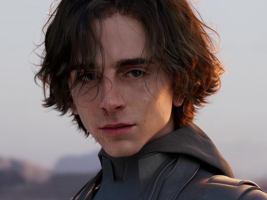 《沙丘》3D同人  Paul ：（Timothée Chalamet ）