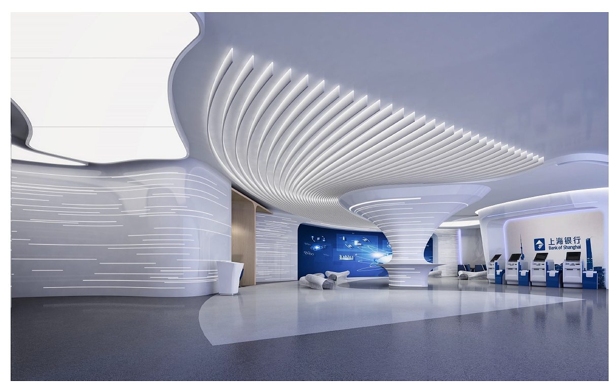 科技感|空间|商业空间设计|z41159387_原创作品-站酷(zcool)