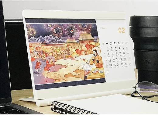 子鵺坊丨2021精选插画台历