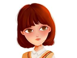 人物頭像插畫練習(xí)