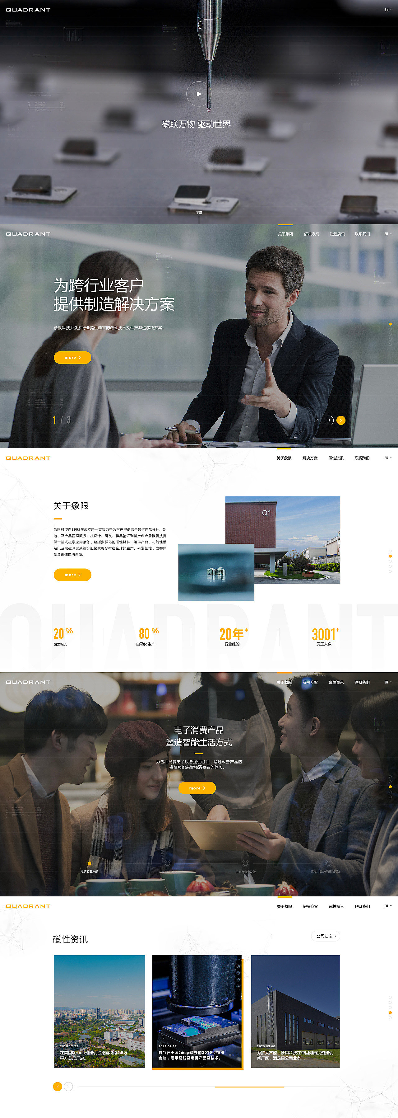 项目分享（图ZMjg5ODkzNDQw） - 企业官网 - 站酷设计师Qinm_Studio原创素材 - 站酷ZCOOL