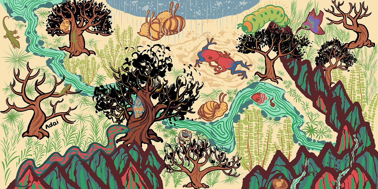 乐园（图ZMzUzMjEyMzAw） - 艺术插画 - 站酷设计师刘a呆原创素材 - 站酷ZCOOL