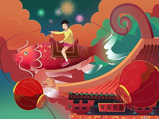 飞鱼（个人主页-ZNDk2MzA4Njg=） - 创作习作 - 站酷设计师布布bugo原创素材 - 站酷ZCOOL