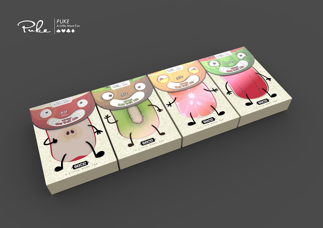 普客水果移动电源 | 包装设计