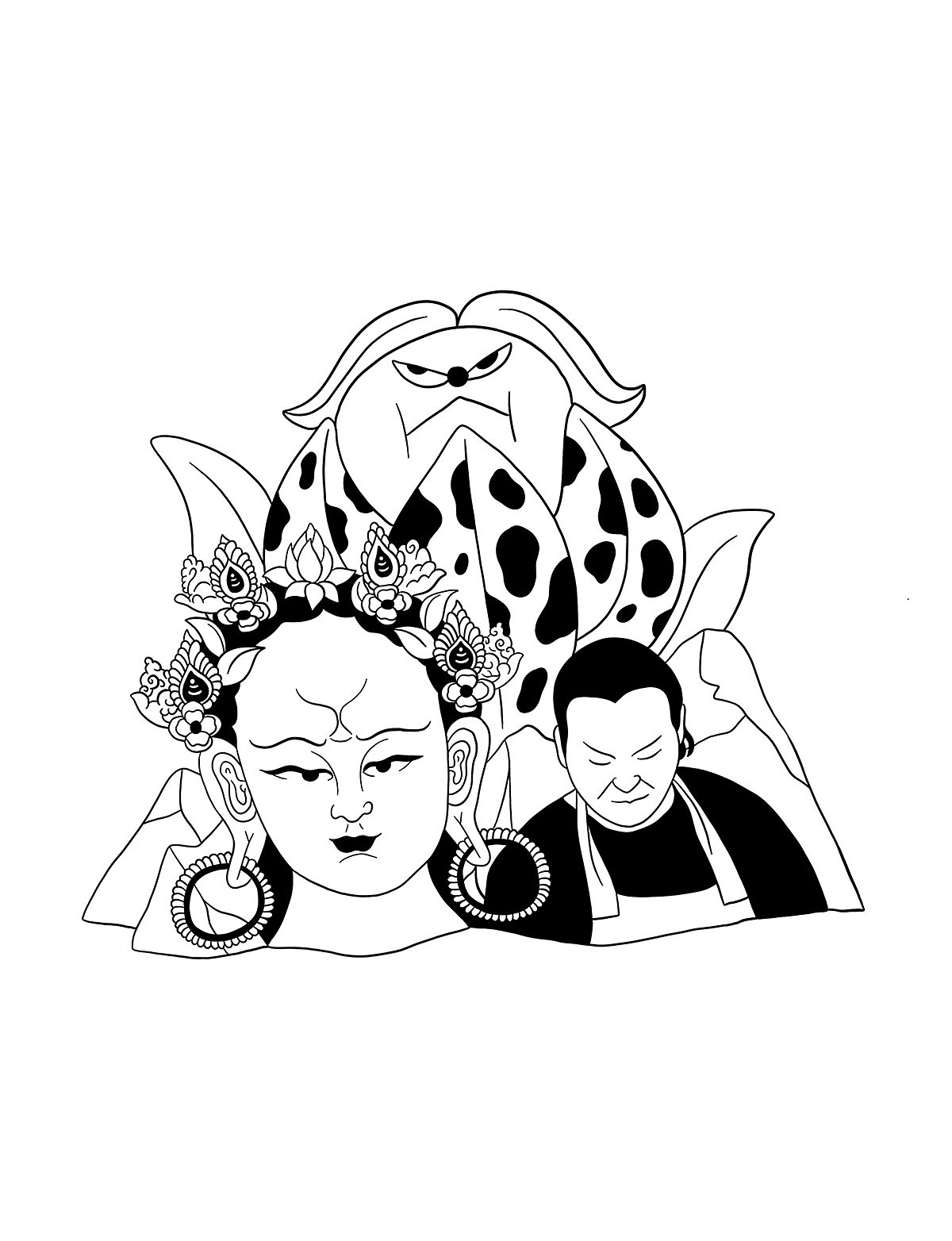 蛇王芬（图ZMjA0Njg4MDY0） - 新锐潮流插画 - 站酷设计师YONKOS原创素材 - 站酷ZCOOL