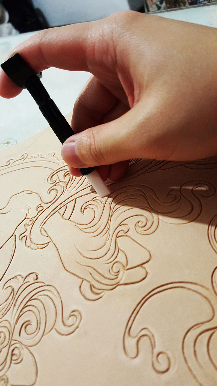 独角兽皮雕~未完续