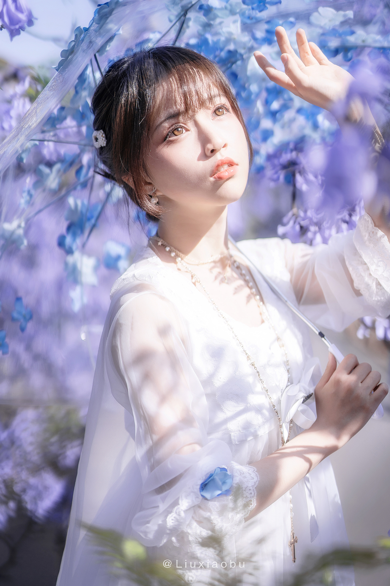 蓝花楹（图ZMTk1MDc4NDA4） - 人像摄影 - 站酷设计师刘筱布原创素材 - 站酷ZCOOL