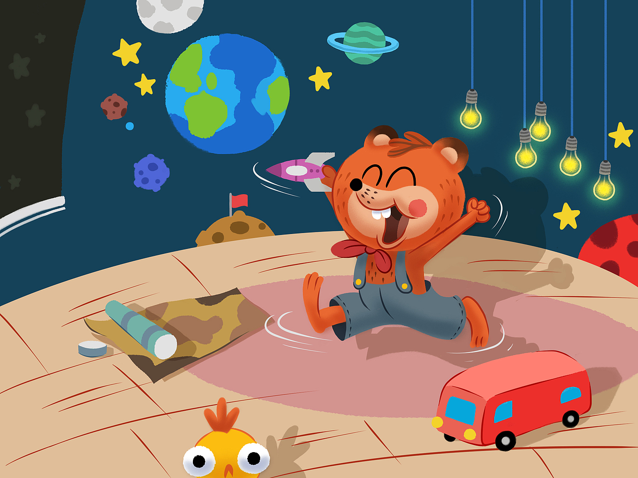 儿童绘本（熊熊的故事）（图ZOTI5MjA4OTI=） - 儿童插画 - 站酷设计师ez2fok原创素材 - 站酷ZCOOL