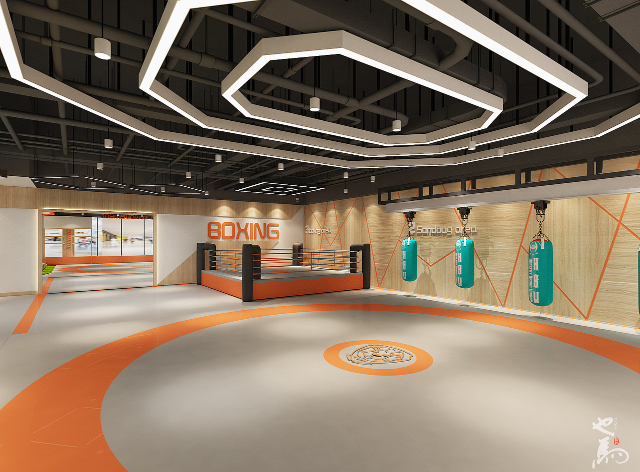 LED少儿搏击体适能展厅