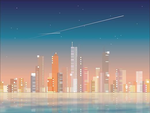 城市夜景（個(gè)人主頁-ZMjYwODQzNTY=） - 海報(bào) - 站酷設(shè)計(jì)師YZESTHC24原創(chuàng)素材 - 站酷ZCOOL
