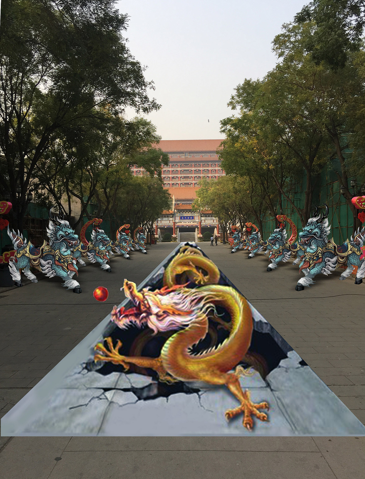 3D壁画特色小镇田园综合体植入3D壁画艺术增添文化亮点（图ZMTMyNzY1ODQ0） - 景观设计 - 站酷设计师3D艺术馆3D壁画原创素材 - 站酷ZCOOL