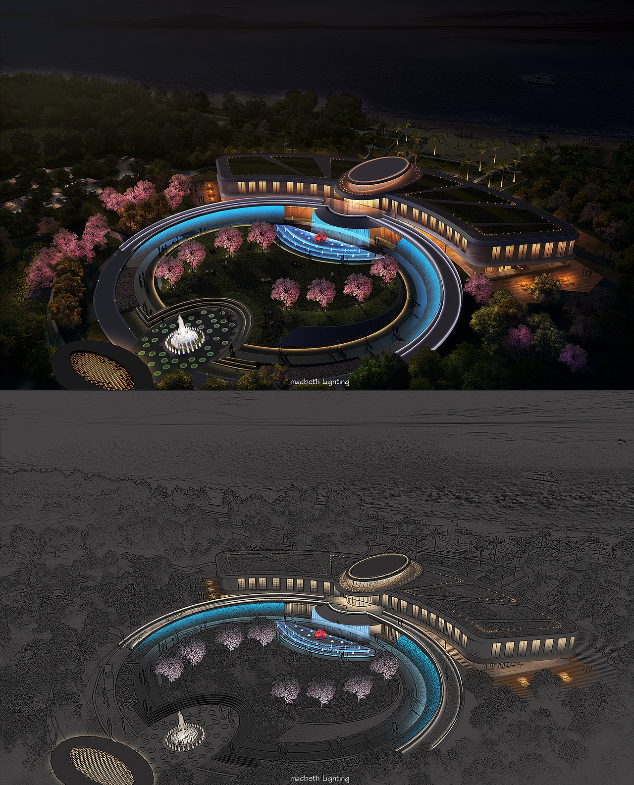 最近一些售楼处的灯光设计