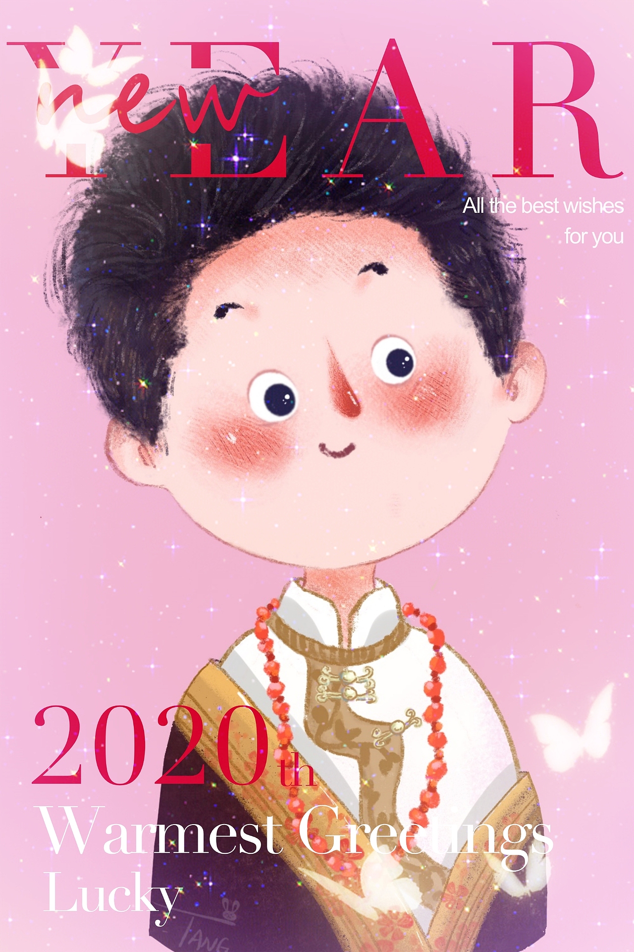情侣头像插画01-02