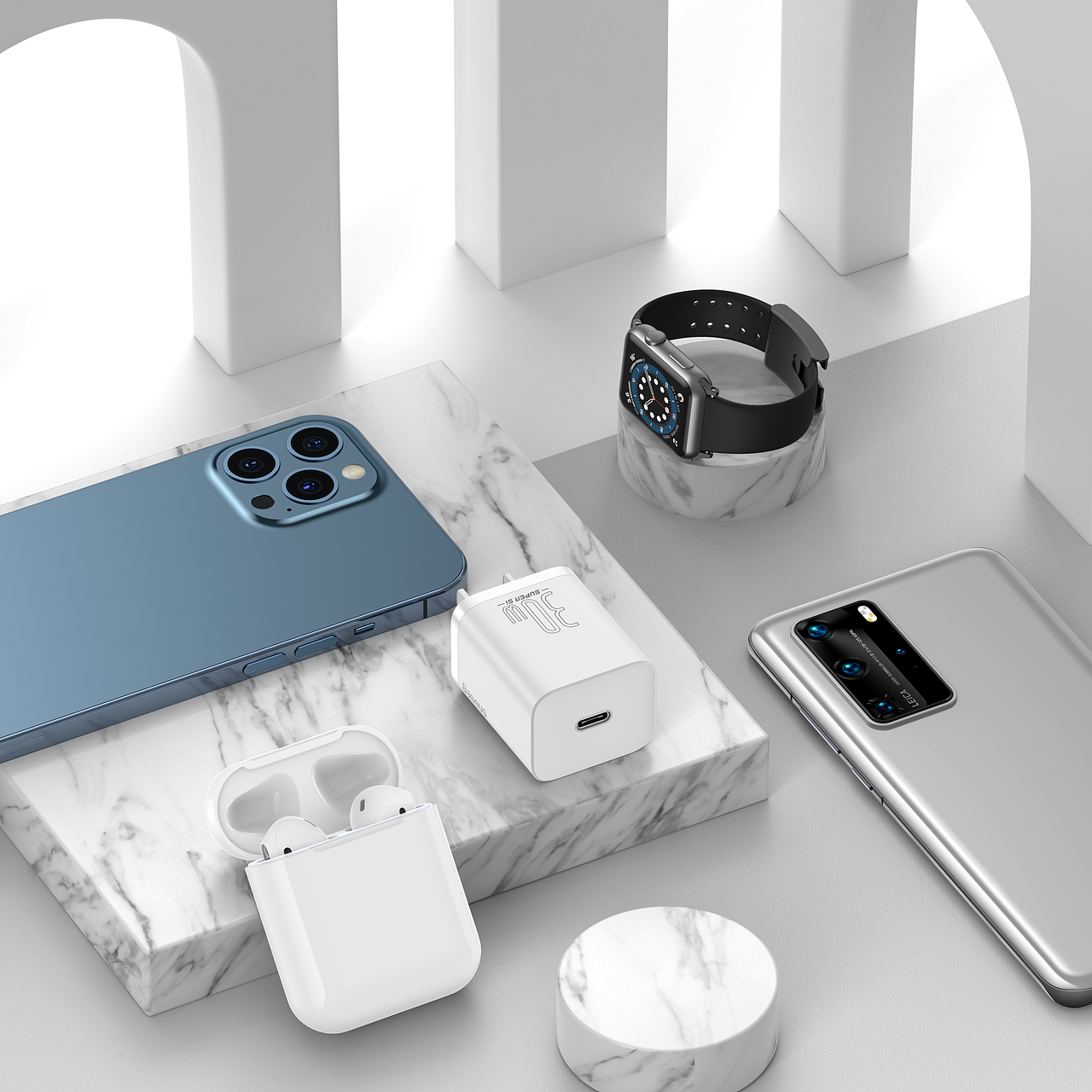 Baseus倍思-产品渲染（图ZMjQ5NjAzNTYw） - 场景 - 站酷设计师大鹏看天下原创素材 - 站酷ZCOOL