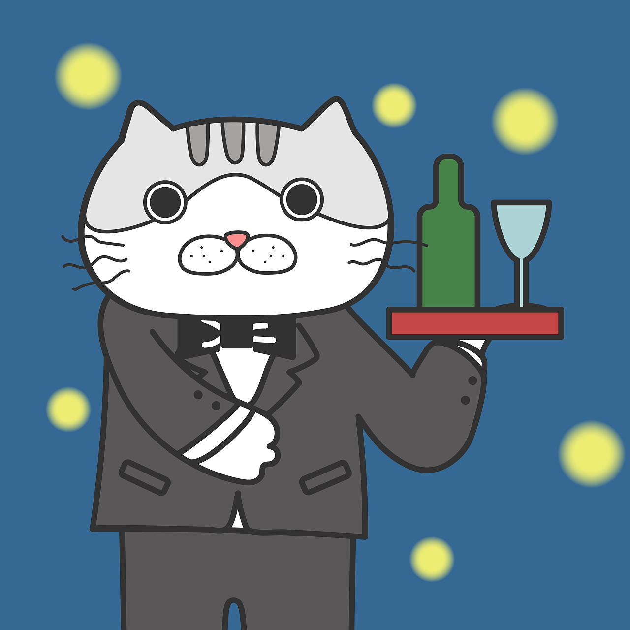 猫咪多事职业篇--微信表情包