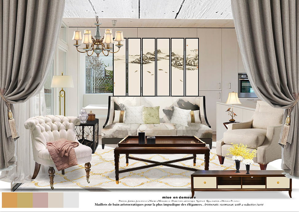 原创作品：实物画；装饰画、效果图、国画、大堂挂画、饰品、摆件、软装配画、室内设计、整体软装、圆框 #（图ZNjk5MDk5Mjg=） - 概念设定 - 站酷设计师集恒工艺Fanny原创素材 - 站酷ZCOOL