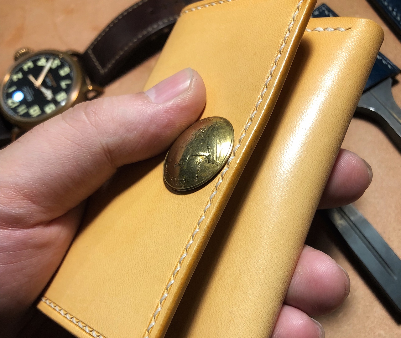 手工皮具 短夹 卡包 护照夹