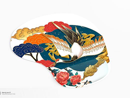 牡丹迎鹤（个人主页-ZNTc1NzM3OTY=） - 其他平面 - 站酷设计师小小傅同学原创素材 - 站酷ZCOOL