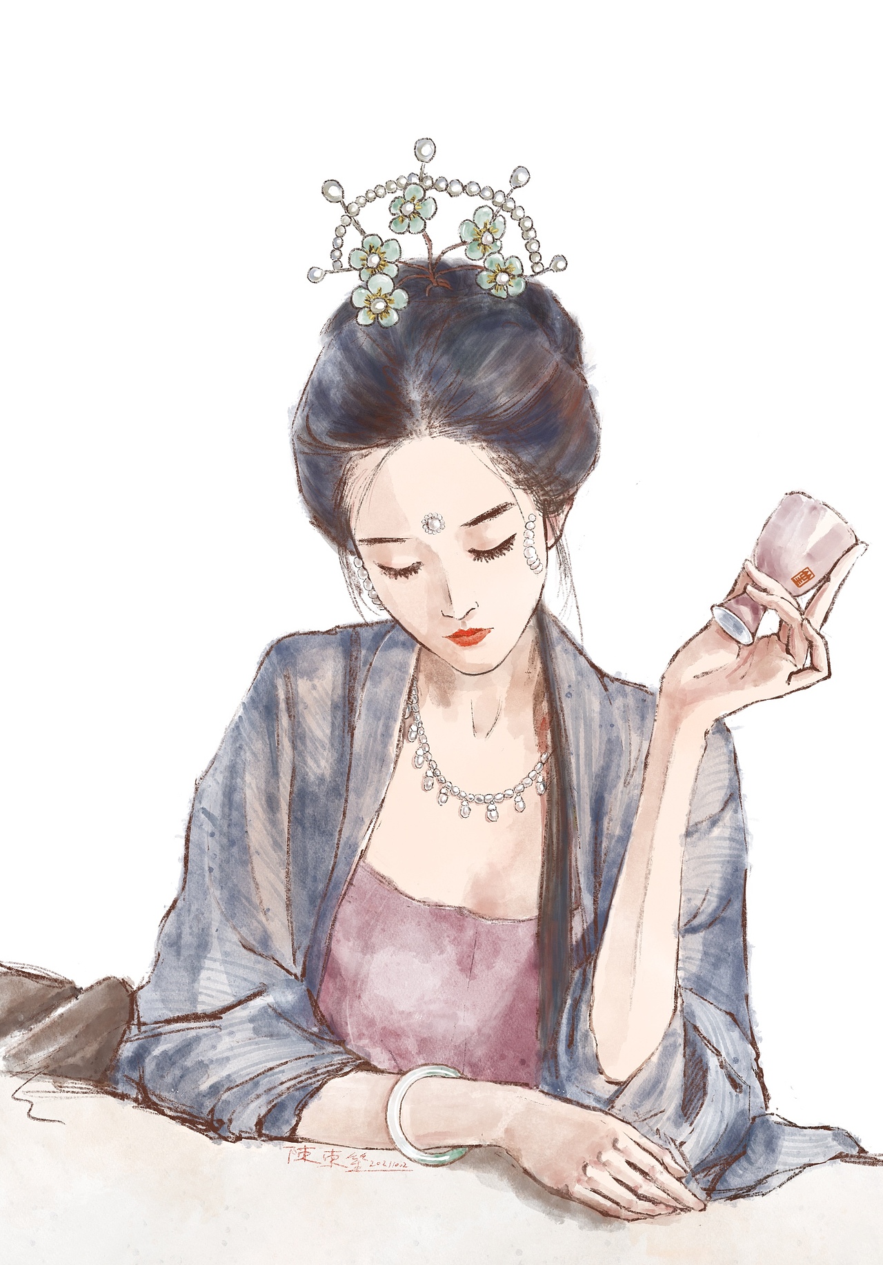 画个美女（图ZMzAzMzM2Mjg0） - 创作习作 - 站酷设计师东笙太闲原创素材 - 站酷ZCOOL