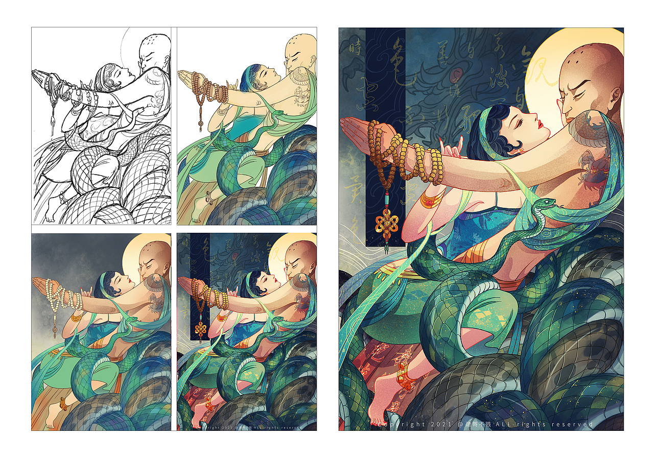 2020-2021插画总结（图ZMjc5MzE2ODAw） - 新锐潮流插画 - 站酷设计师JJJJ建哥原创素材 - 站酷ZCOOL