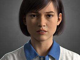 寫(xiě)實(shí)風(fēng)格小姐姐