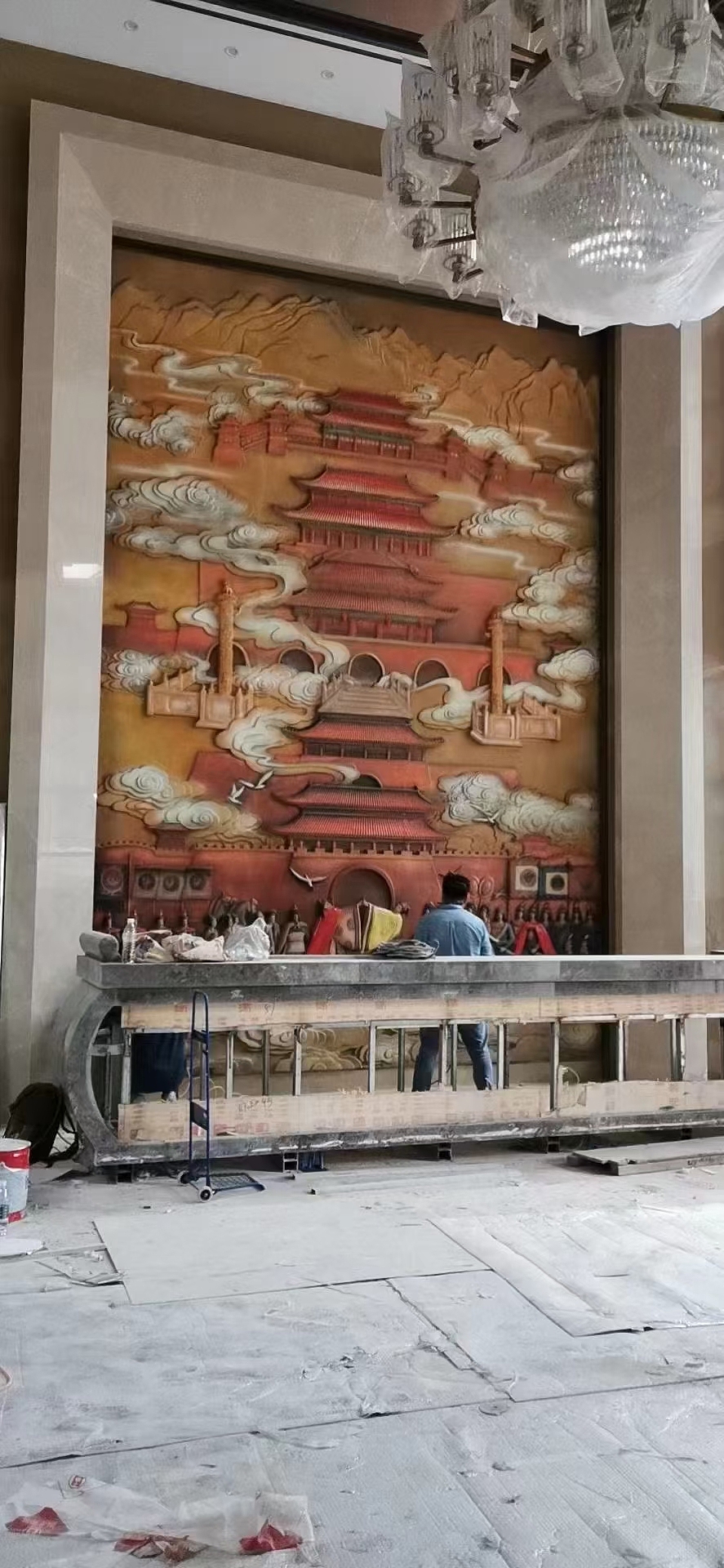 玻璃钢彩绘浮雕|纯艺术|雕塑|雕塑浮雕 - 原创作品 - 站酷 (zcool)