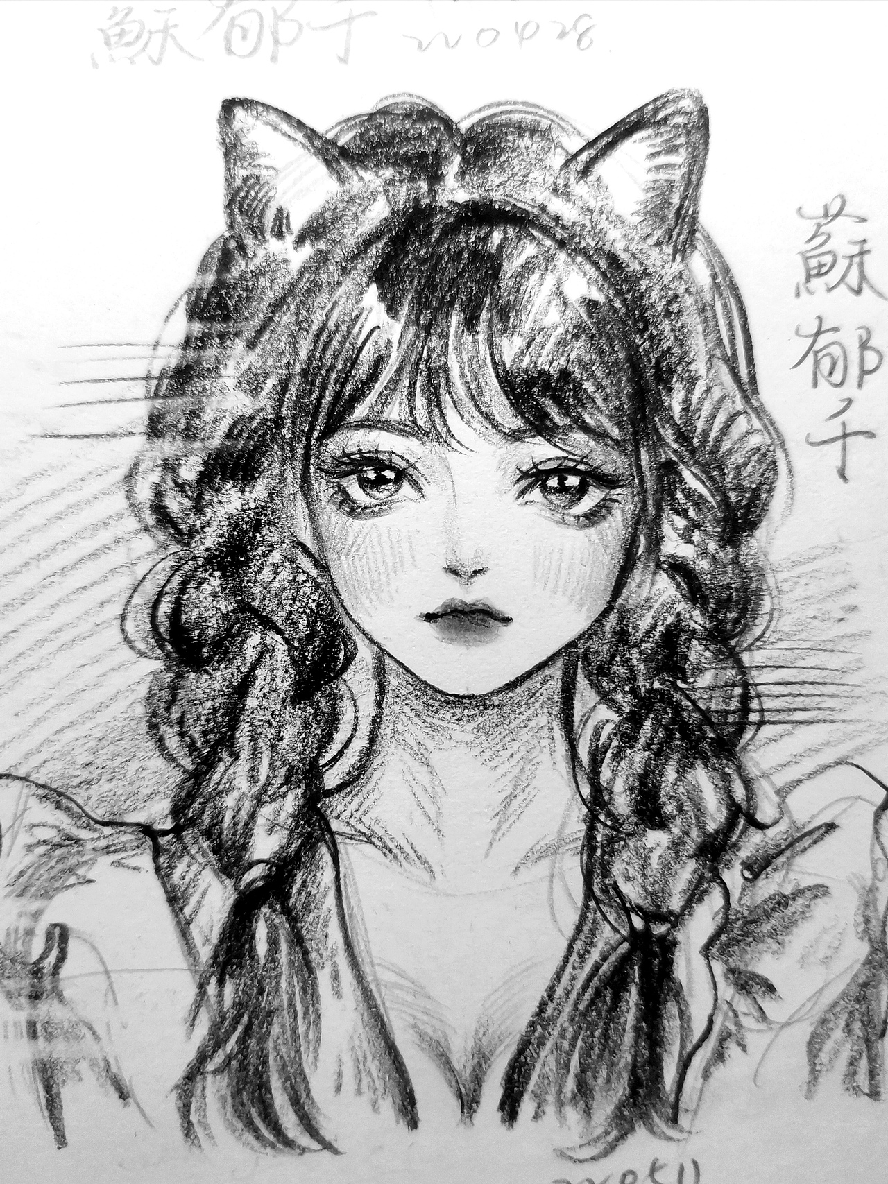 头像速写练习（图ZMzAyNzkyNTI0） - 绘画 - 站酷设计师苏郁千原创素材 - 站酷ZCOOL
