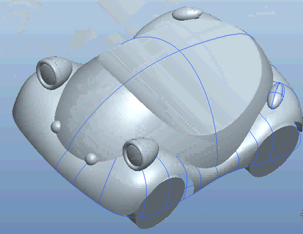 【creo】玩具车 | 高级曲面