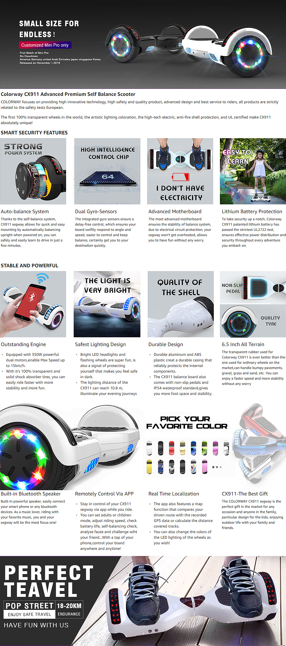 平衡车 亚马逊 A+ 上架图 主图 附图 详情页 啾咪（图ZMTg5MTg5MTU2） - 电商 - 站酷设计师宋盈年0825原创素材 - 站酷ZCOOL