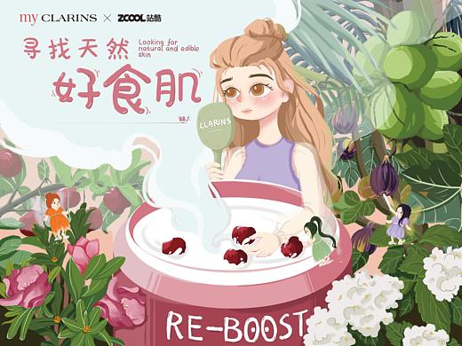 插画海报（个人主页-ZNTg2MDcyNjQ=） - 海报 - 站酷设计师春丰景色原创素材 - 站酷ZCOOL