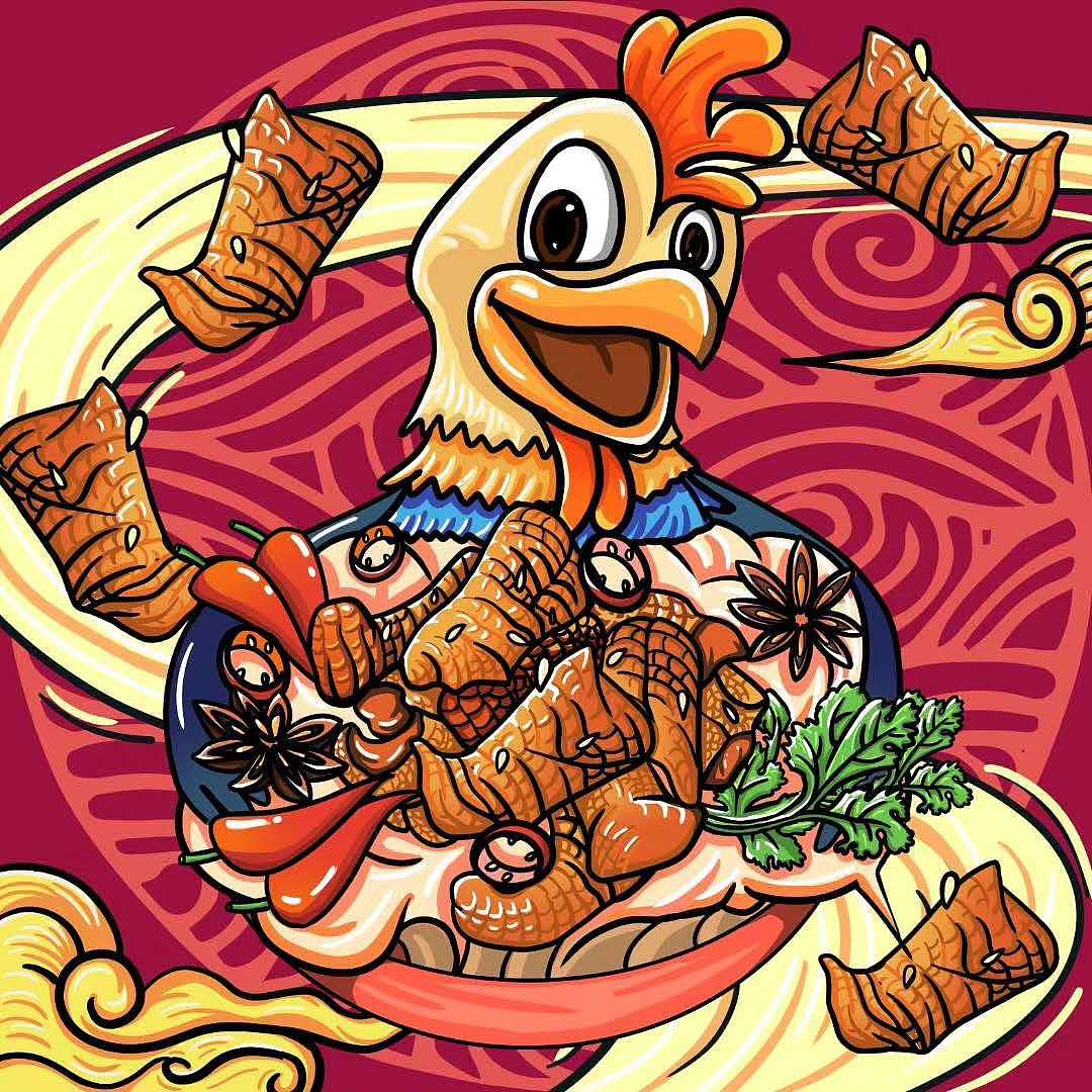 食品类的国潮系列包装