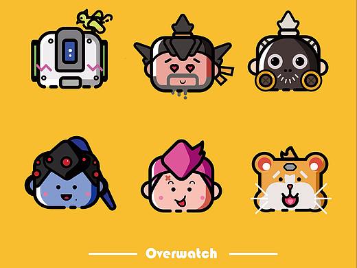 守望先锋九个人物动图表情包（个人主页-ZMzQ4MDg3NTI=） - 动效设计 - 站酷设计师冰冰梁哎原创素材 - 站酷ZCOOL