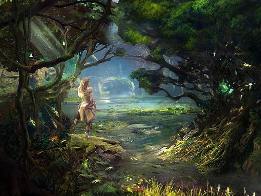 一組叢林場景氣氛圖（個人主頁-ZNDc1NzY0NzI=） - 概念設(shè)定 - 站酷設(shè)計師Elaine佳原創(chuàng)素材 - 站酷ZCOOL