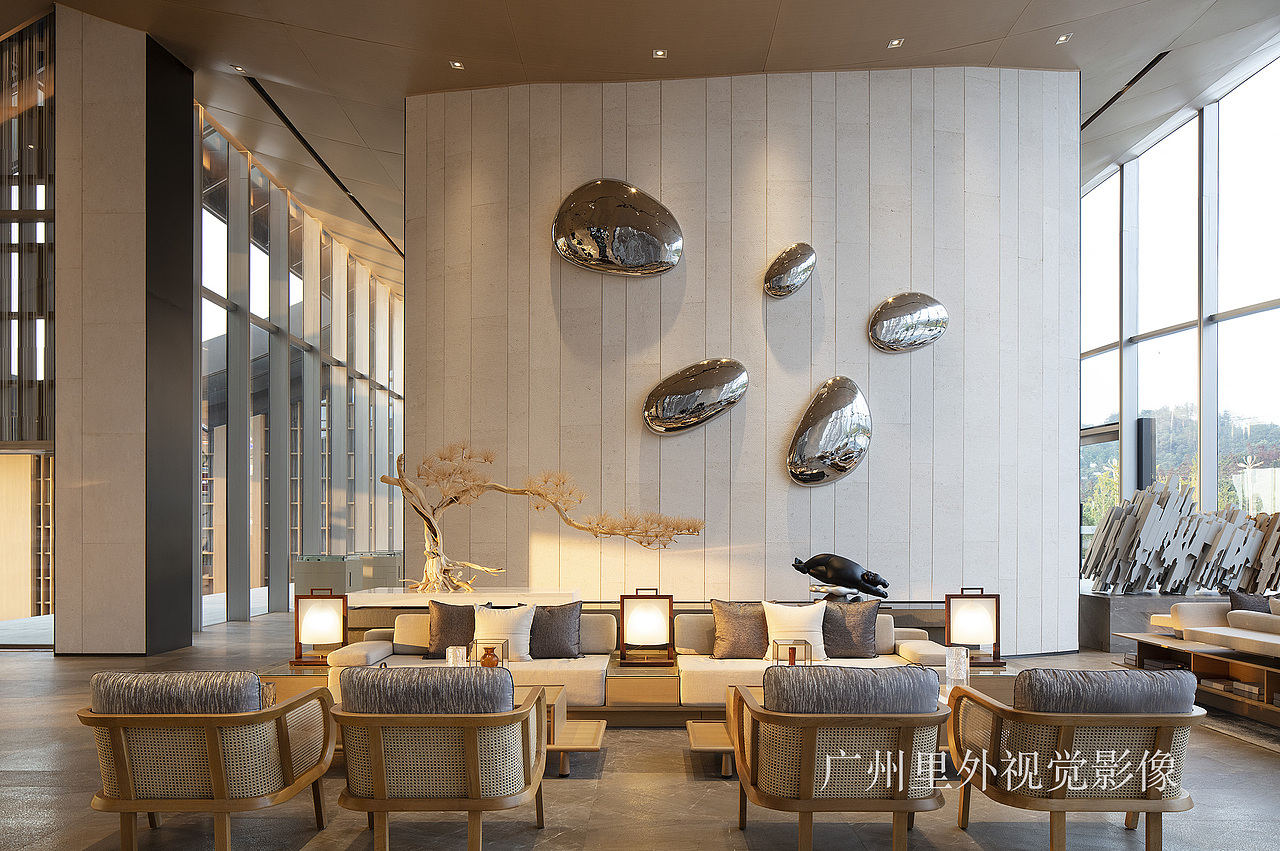 庐山-雅居乐售楼部(李益中设计)-室内空间摄影