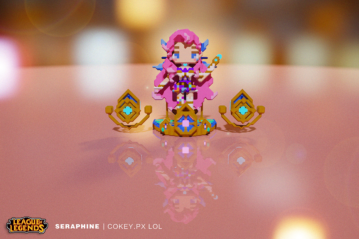 lol k/da系列建模 萨勒芬妮