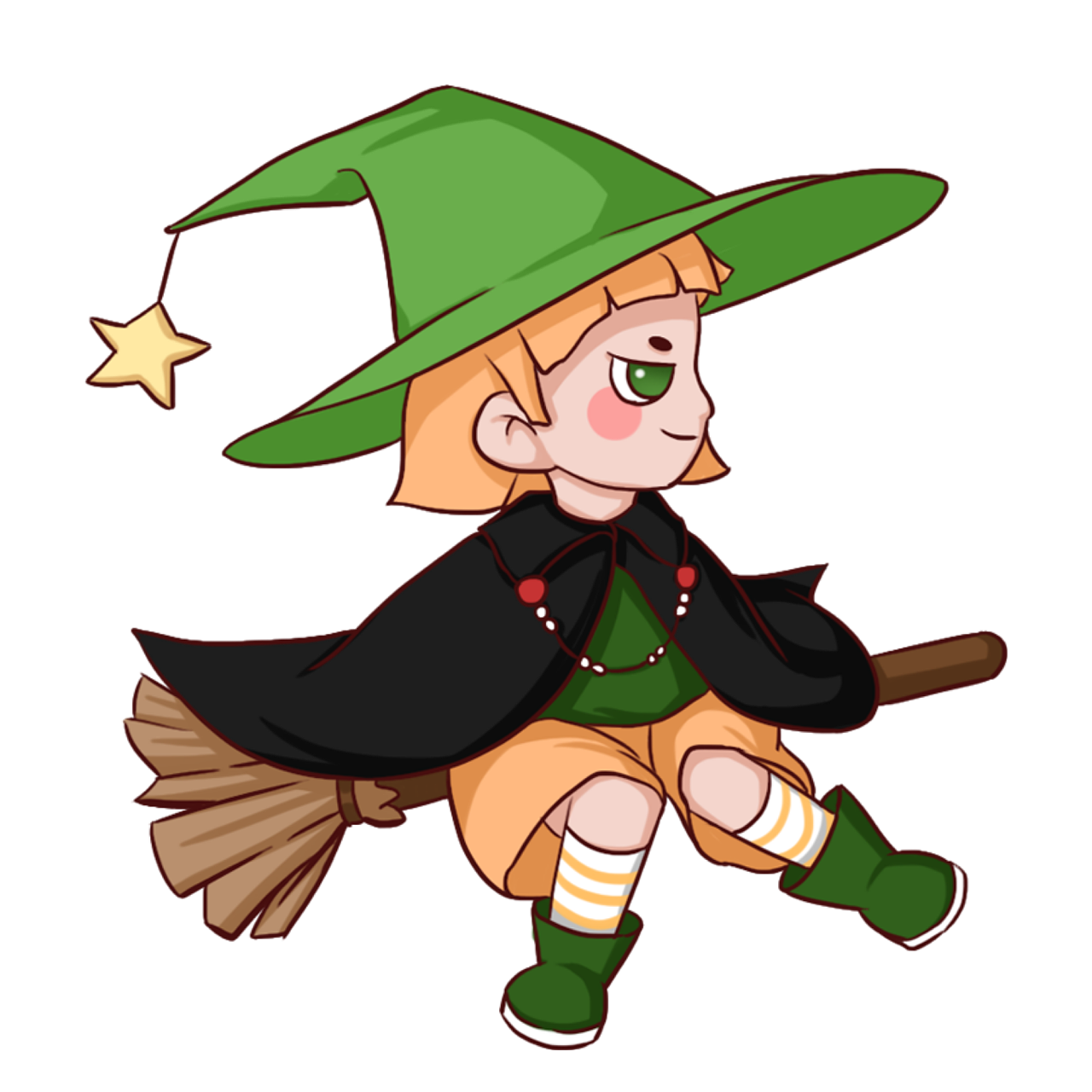 万圣节插画这些卡通形象装扮有点萌