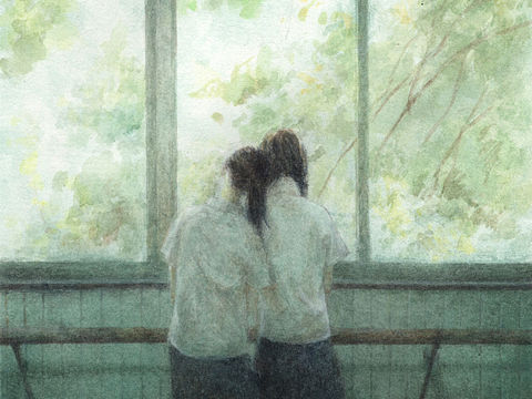 盛夏的教室（个人主页-ZNjE3MDk4MzY=） - 创作习作 - 站酷设计师乌卡wuka原创素材 - 站酷ZCOOL