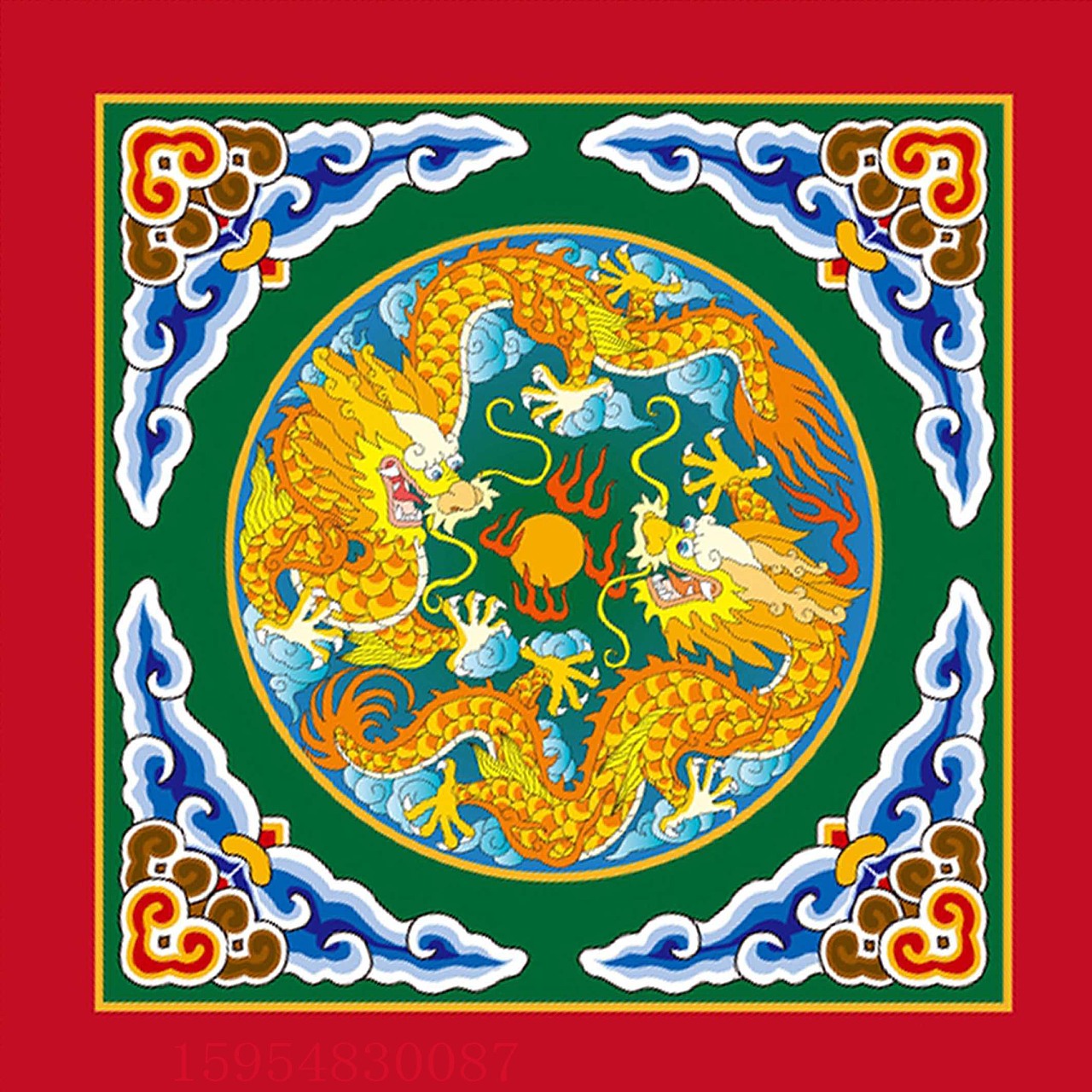 古建筑彩绘天花吊顶板|手工艺|其他手工艺|liujiandong - 原创作品