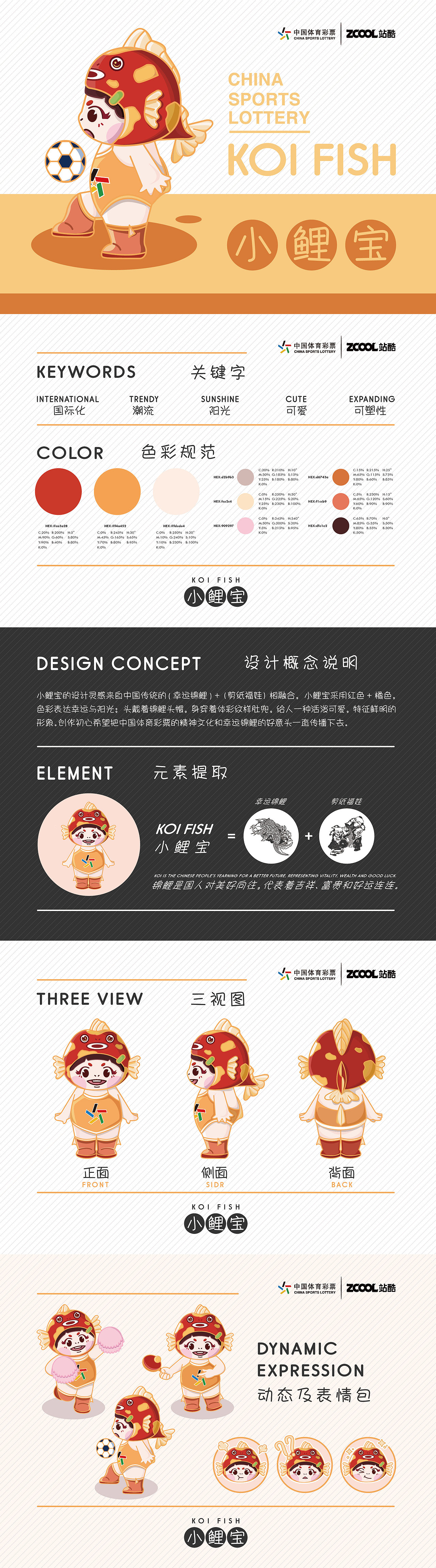 中国创造《小鲤宝 & 小麟宝》（图ZMjA4Mjk0MDI0） - IP形象 - 站酷设计师影很拽原创素材 - 站酷ZCOOL