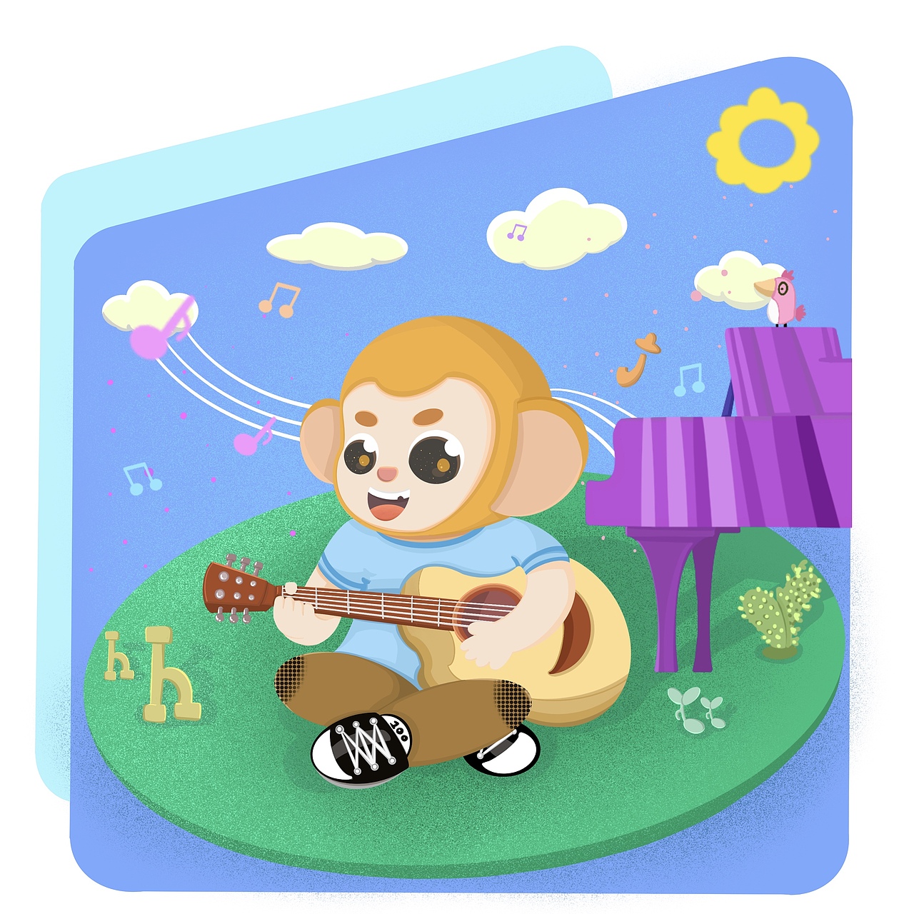 卡通形象封面插画（图ZMjE5NTA3MTQw） - 儿童插画 - 站酷设计师蹦吧拉卡原创素材 - 站酷ZCOOL