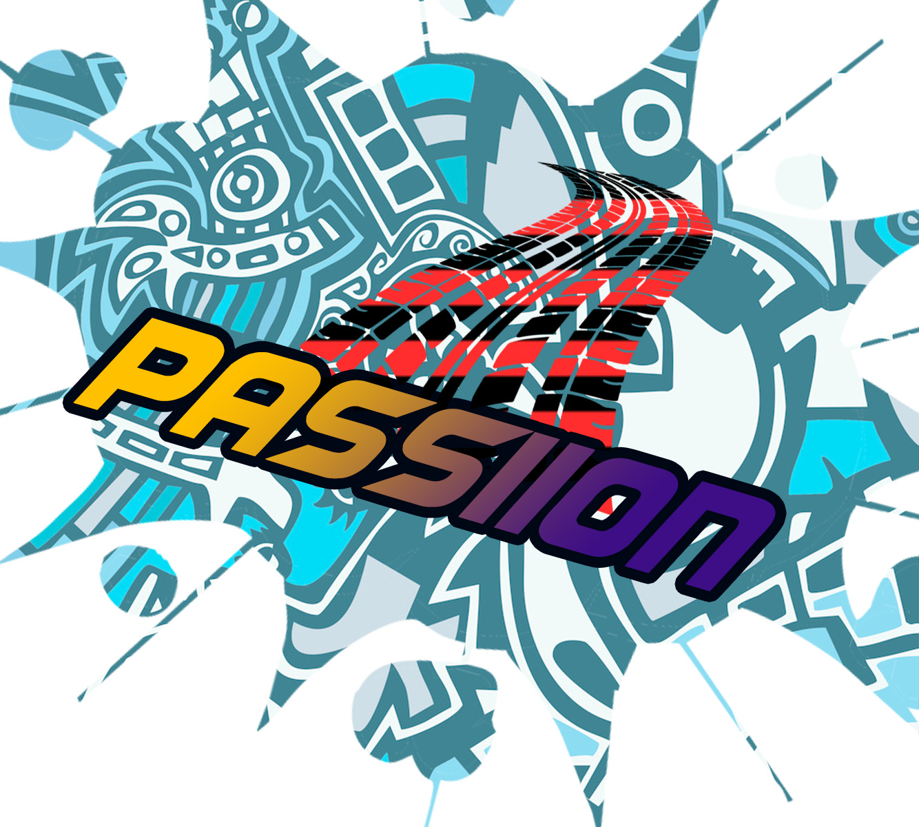 passion激情.字母涂鸦