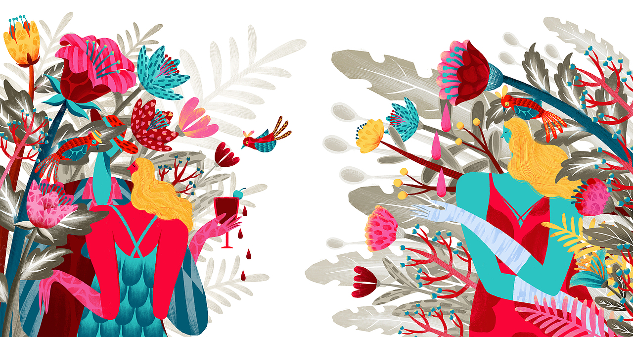 护手霜护肤品插画设计（图ZMjYyMzYyMjky） - 创作习作 - 站酷设计师有猫柠原创素材 - 站酷ZCOOL