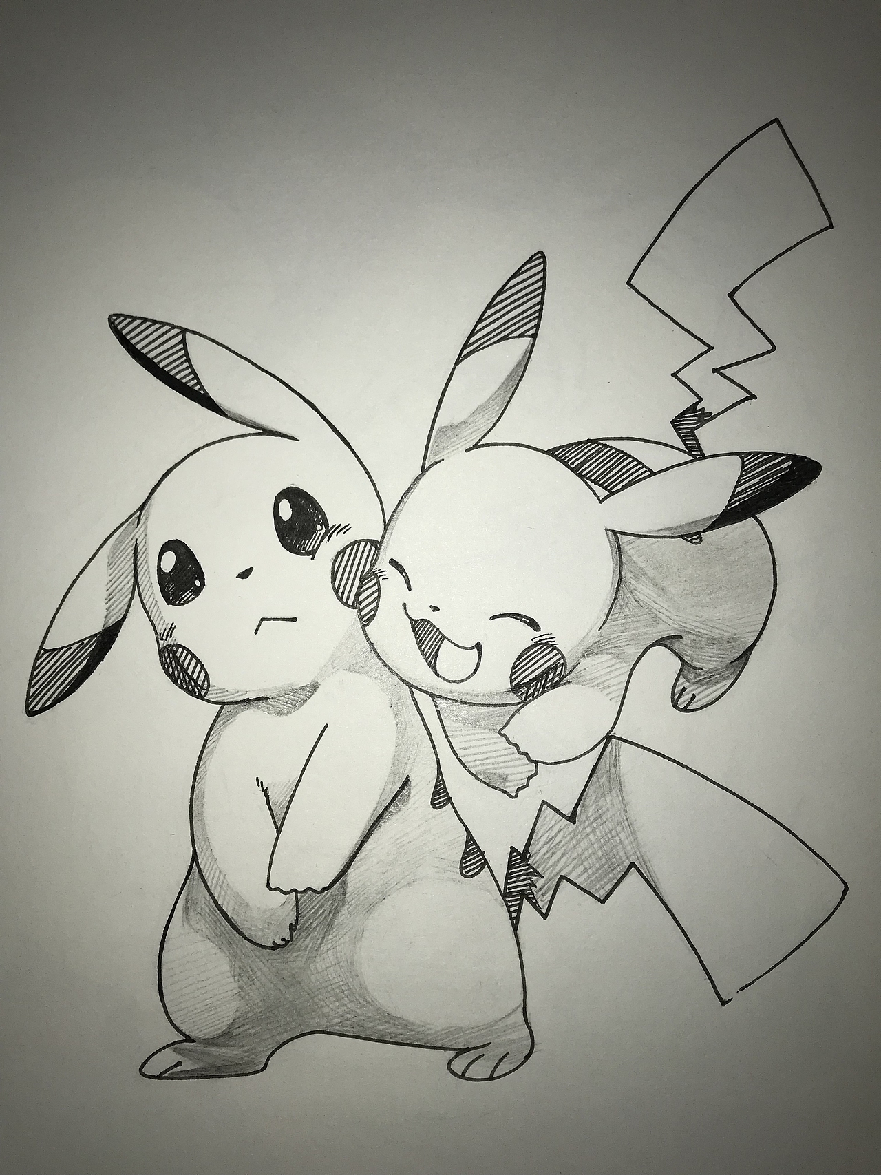 皮卡丘 手绘练习